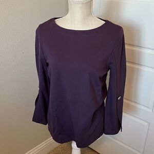 Chico's Purple Top Size Small (Chico's size 0)